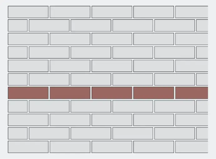 Stretcher Brick Bond