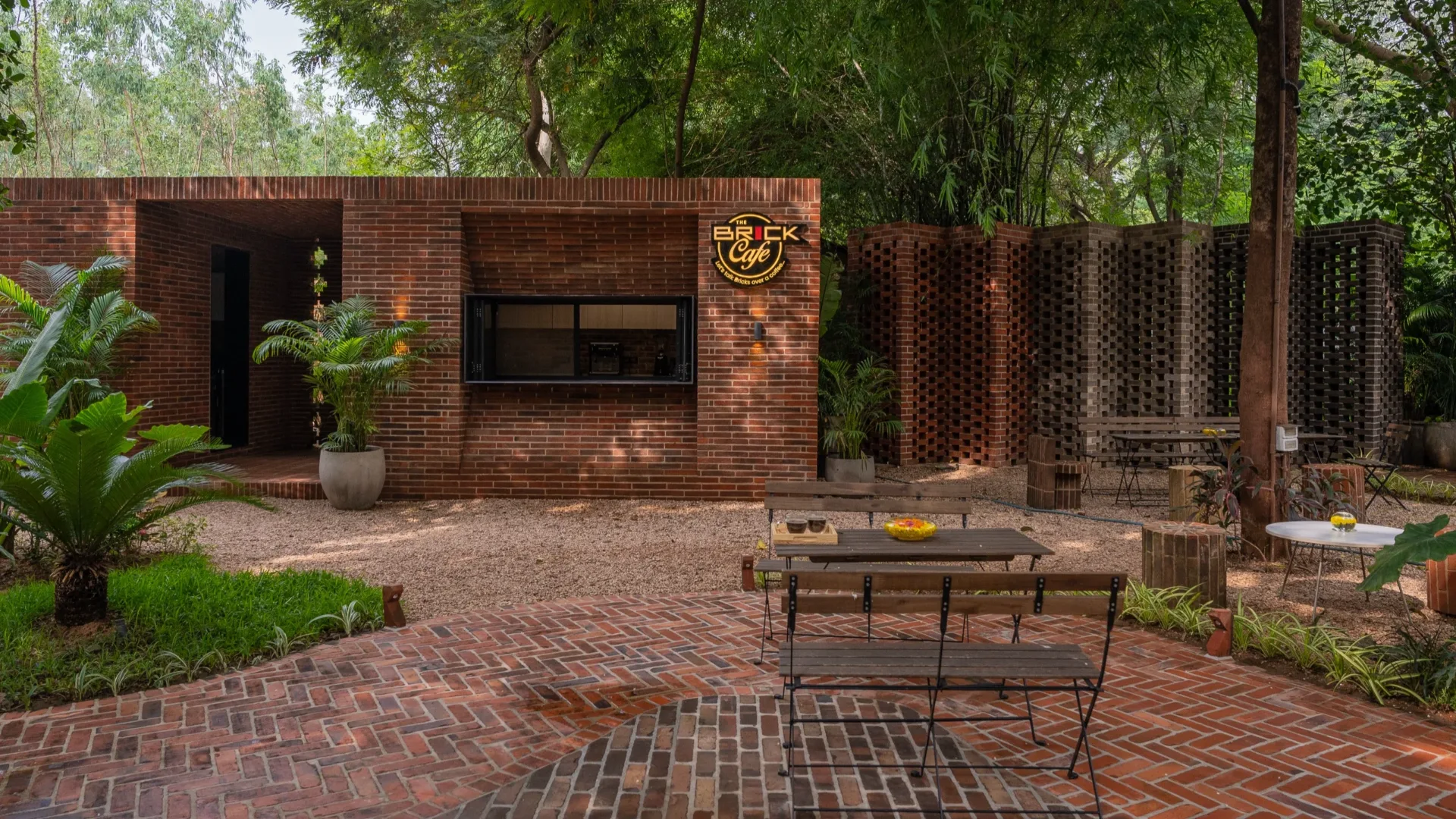The Brick Cafe Pavilion Architectural Space