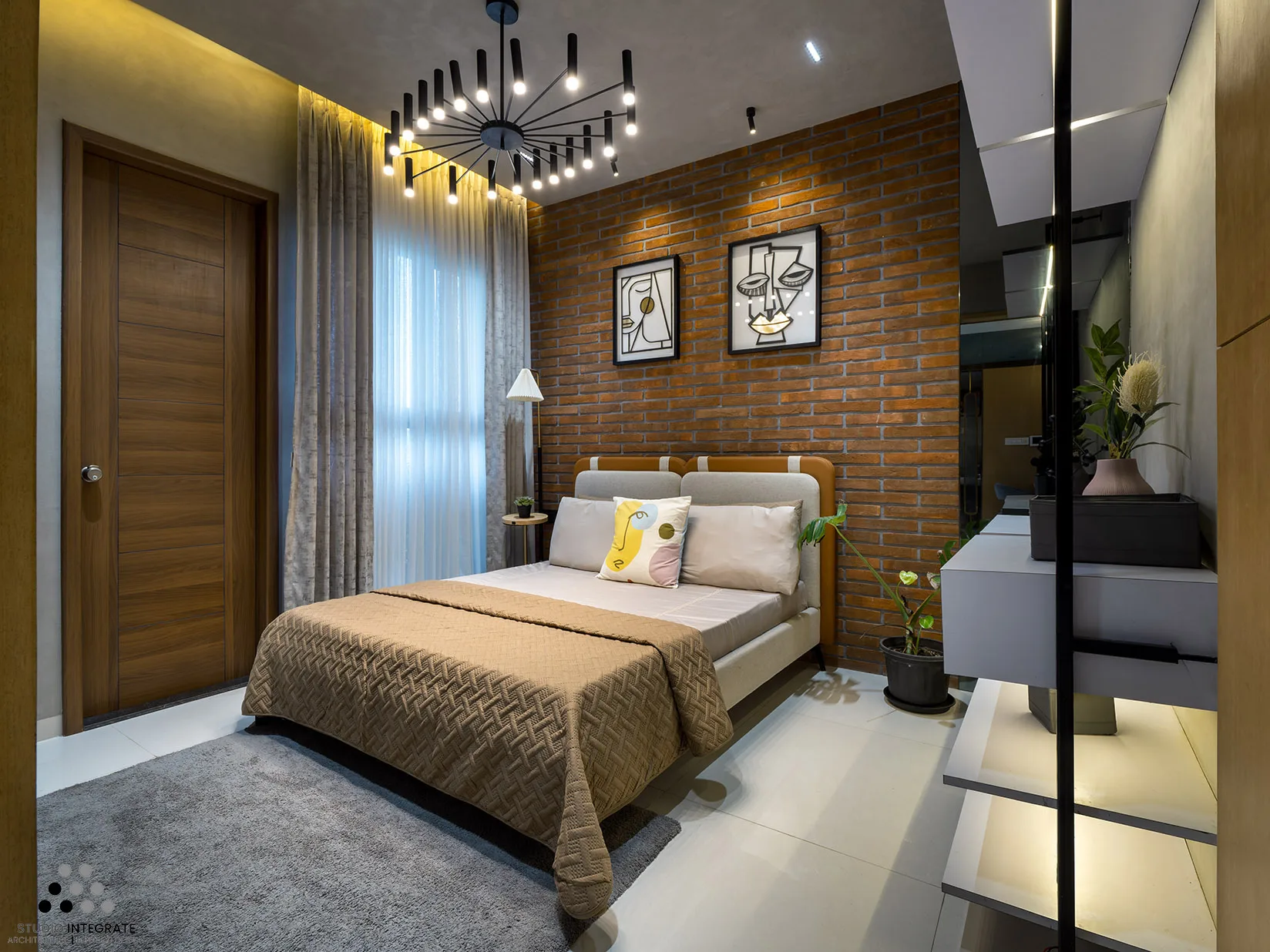 Bedroom Wall perspective 1