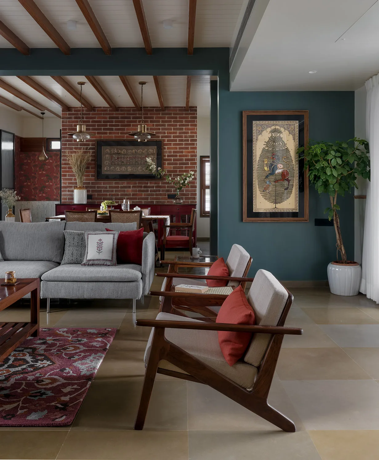 Living Room Wall perspective 1