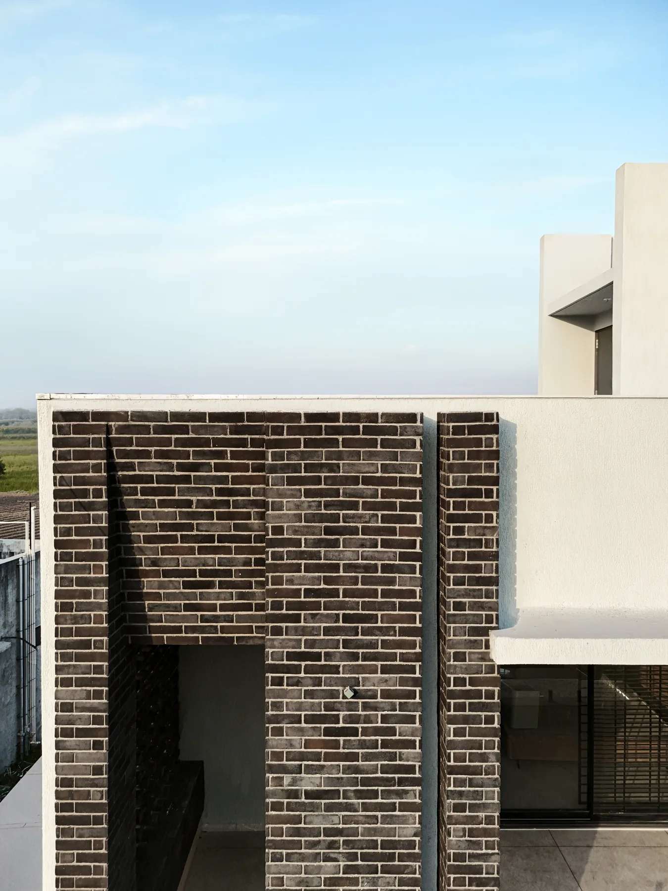 Grey Brick House perspective 1
