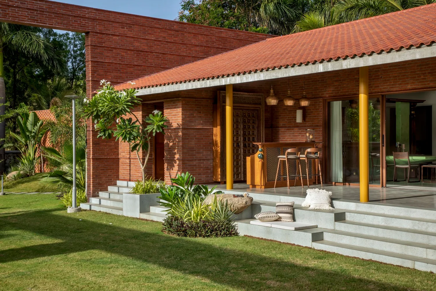 Satish parikh farm house perspective 1